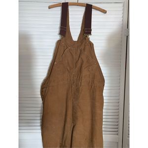 Vintage 70’s Carhartt Duck Canvas Double Knee Bib Overalls USA
